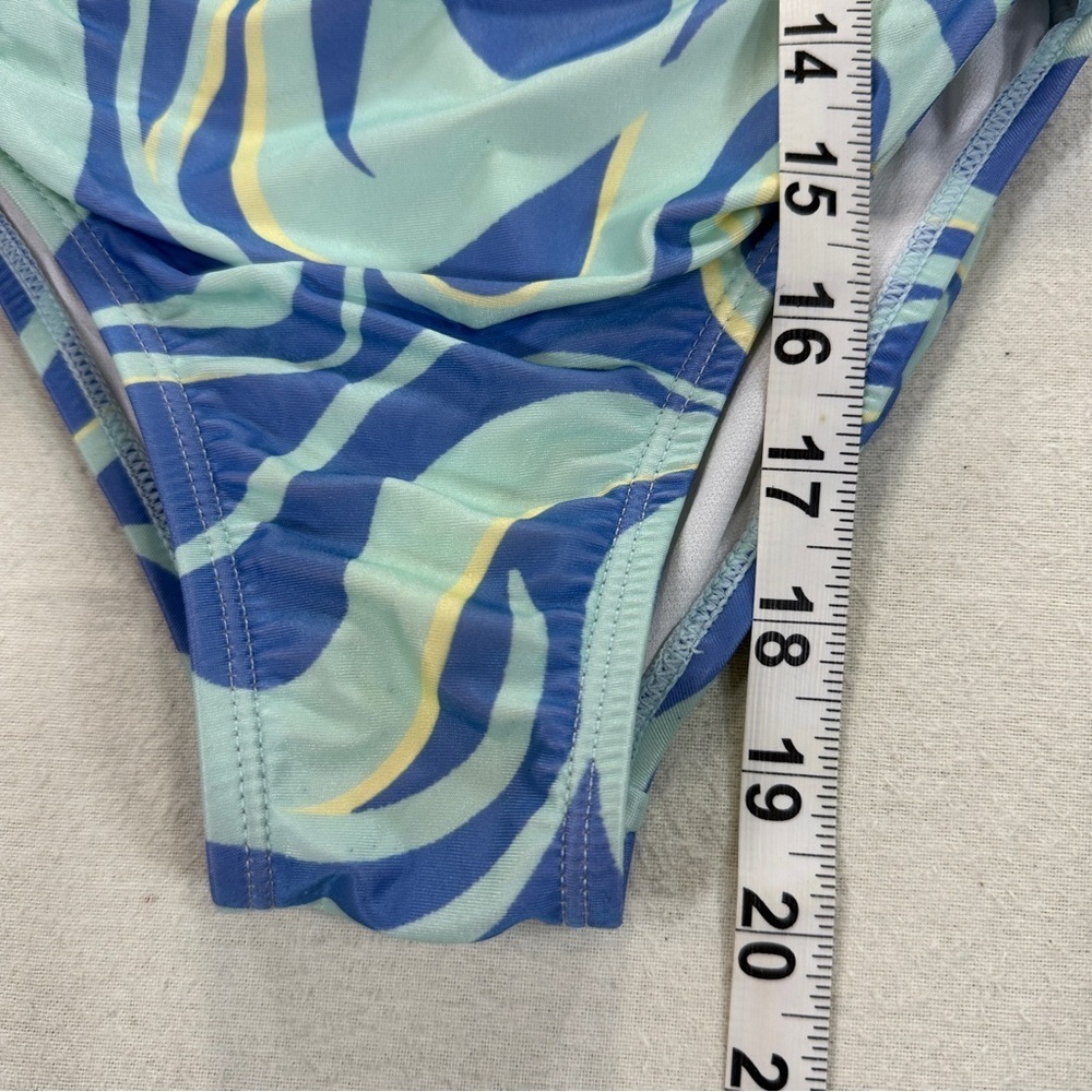 Wonder Nation Blue and Teal- 1 Piece Rash guard Swimsuit Sz 5T - Picture 5 of 7